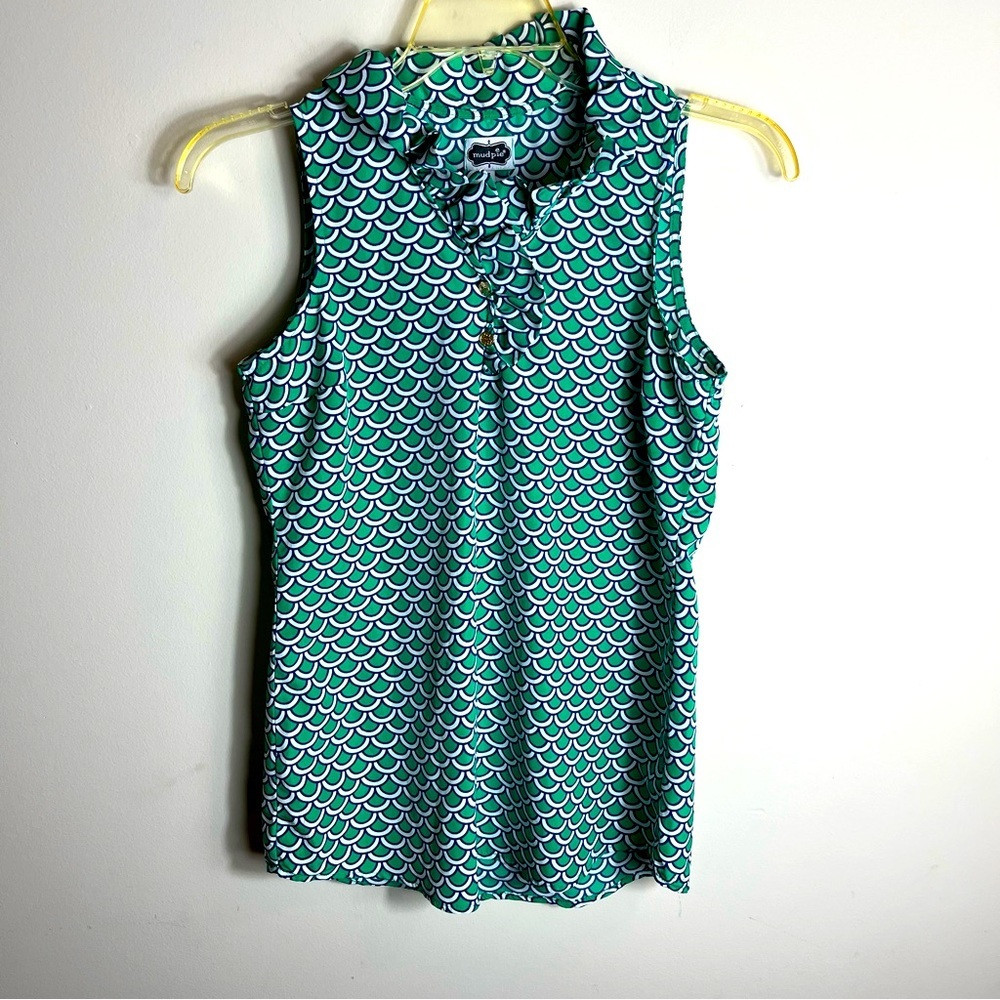 Mud Pie ruffle sleeveless top
